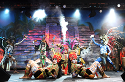 Entertainment services provided by MIE, a top destination management company in Cancun