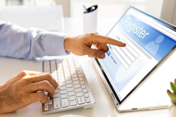 Online Web Registration
