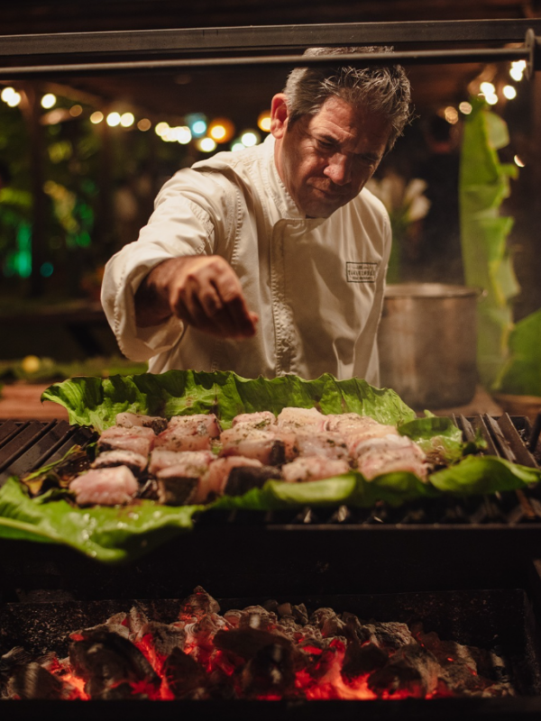 Chef Enrique Silva, founder of Los Tamarindos, a farm-to-table dining experience. 