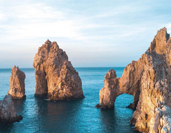 Rock formations in Cabo